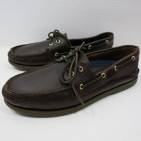 deck shoes leather